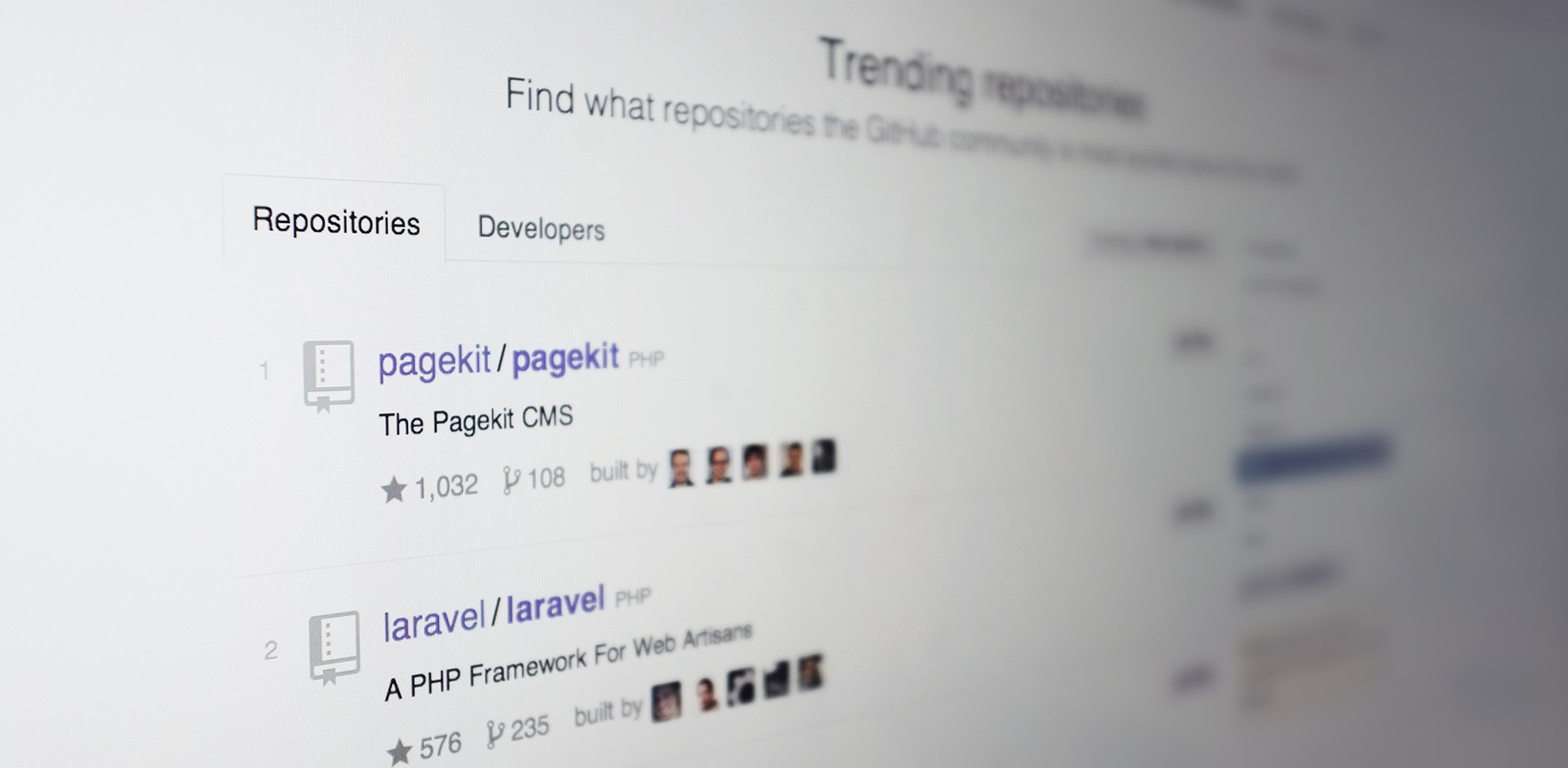 Pagekit is the most trending PHP project on Github